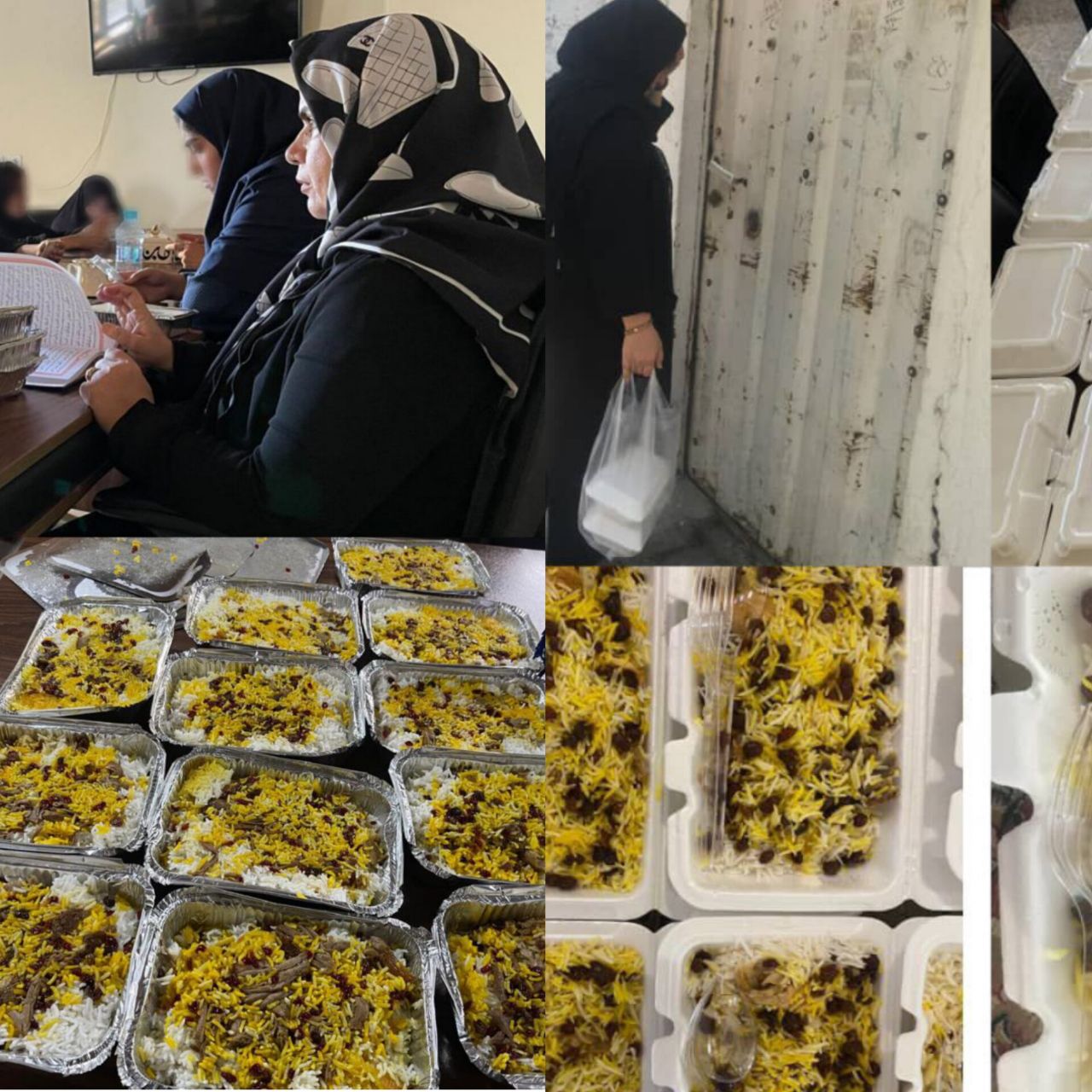 msg25284693 3087 توزیع غذای گرم و برنج در ماه محرم توسط دارالاکرام آمل