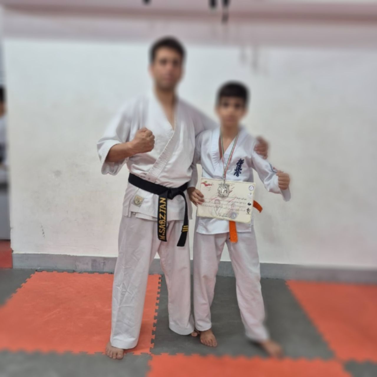 IMG 20250830 235033 855 افتخارآفرینی دانشآموز بورسیهشده دارالاکرام در رقابتهای کیوکوشین کاراته استان