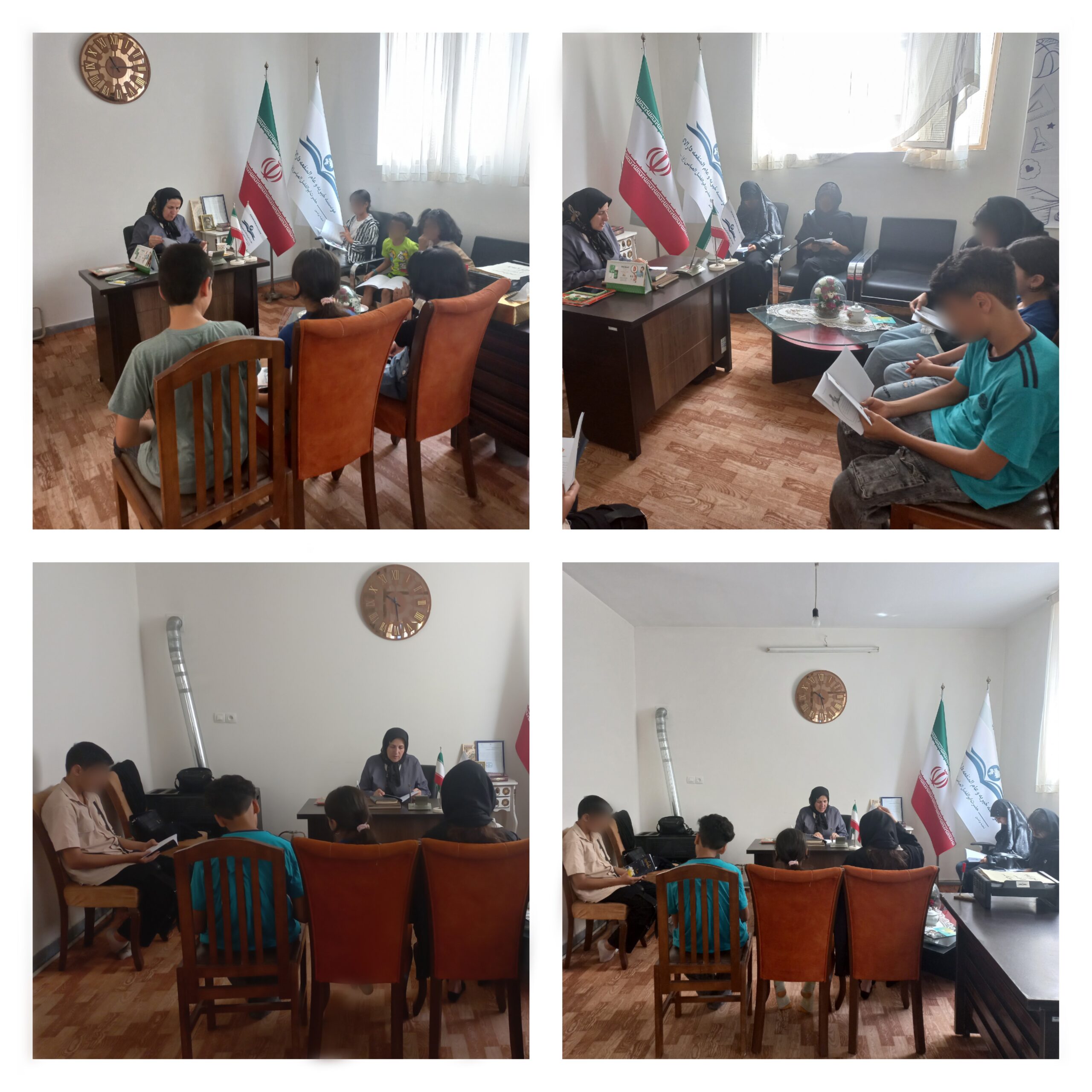 pixlr ۲۰۲۵۰۸۰۳۱۱۰۶۵۰۴۲۴ scaled برگزاری کارگاه کتاب‌خوانی «باغ بیدار» در دارالاکرام ورامین