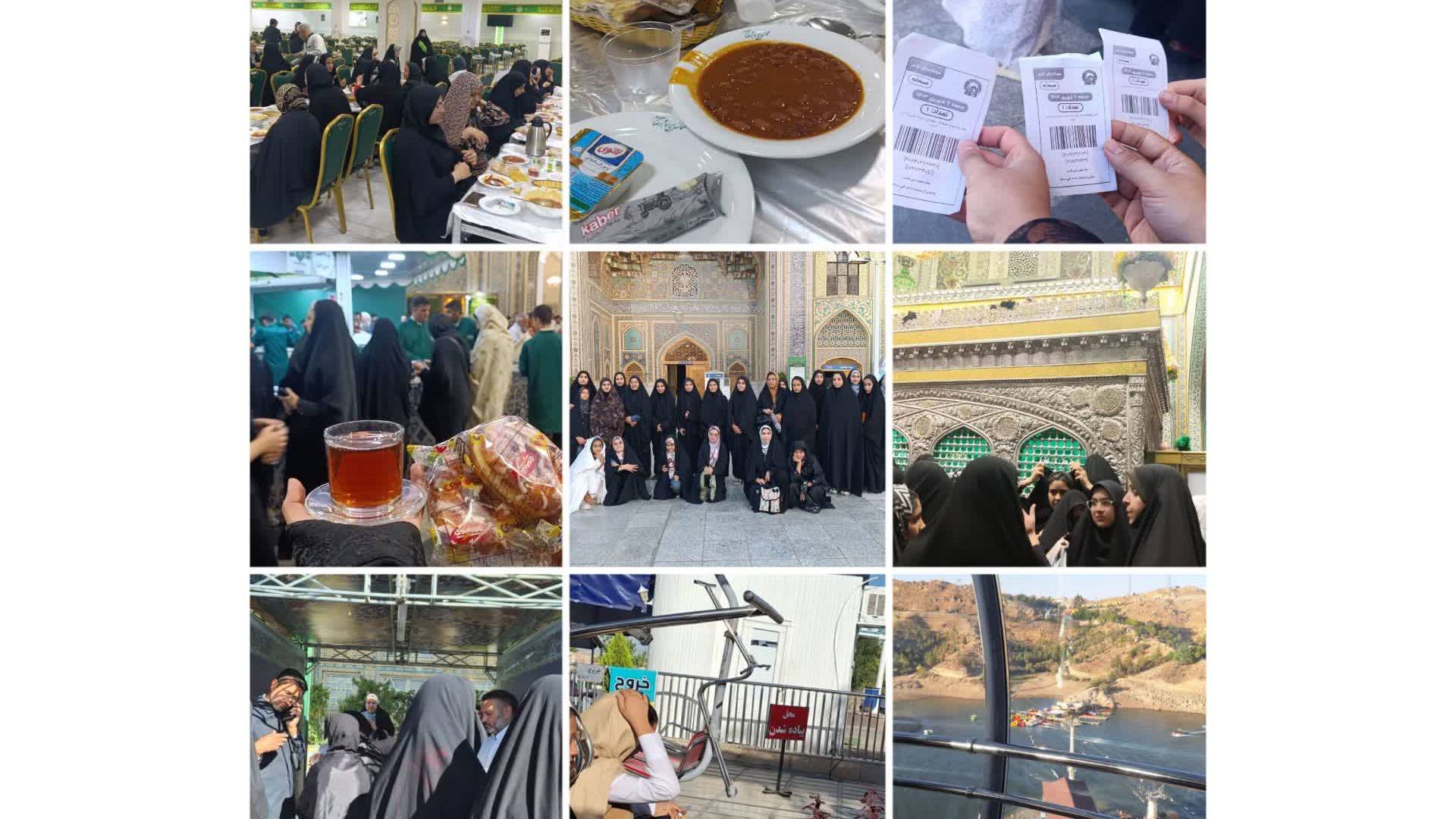 photo20951341506 1 برگزاری ارزوی مشهد برای دختران دارالاکرام نجفآباد