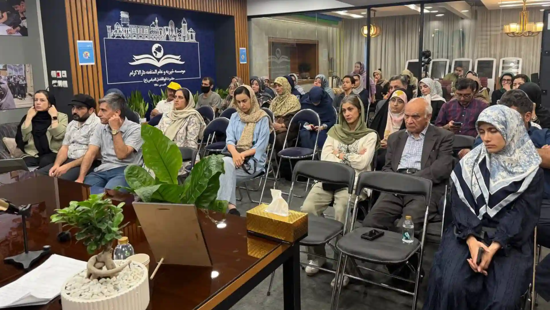 photo 3 2025 09 22 15 07 17 1 نشست افتتاحیه «خانه نجمه»؛ ترویج صلح همزمان با روز جهانی صلح