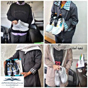 photo 2025 10 06 12 18 02 اهدای کفش کتانی به دانشآموزان دارالاکرام آستارا