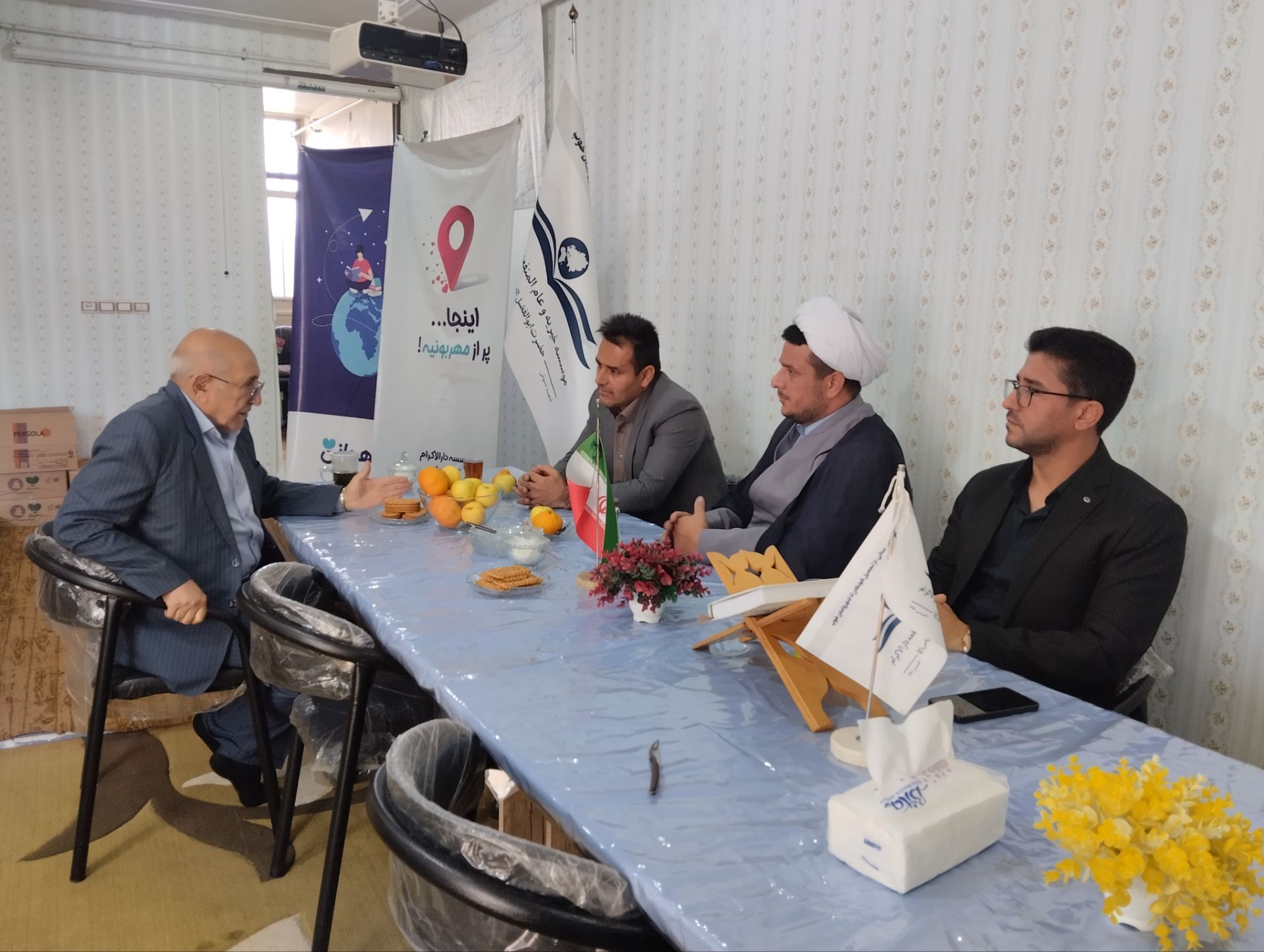 IMG 20251110 113518 تشکیل نشست همکاری میان دارالاکرام شوش و کمیته امداد امام خمینی (ره)