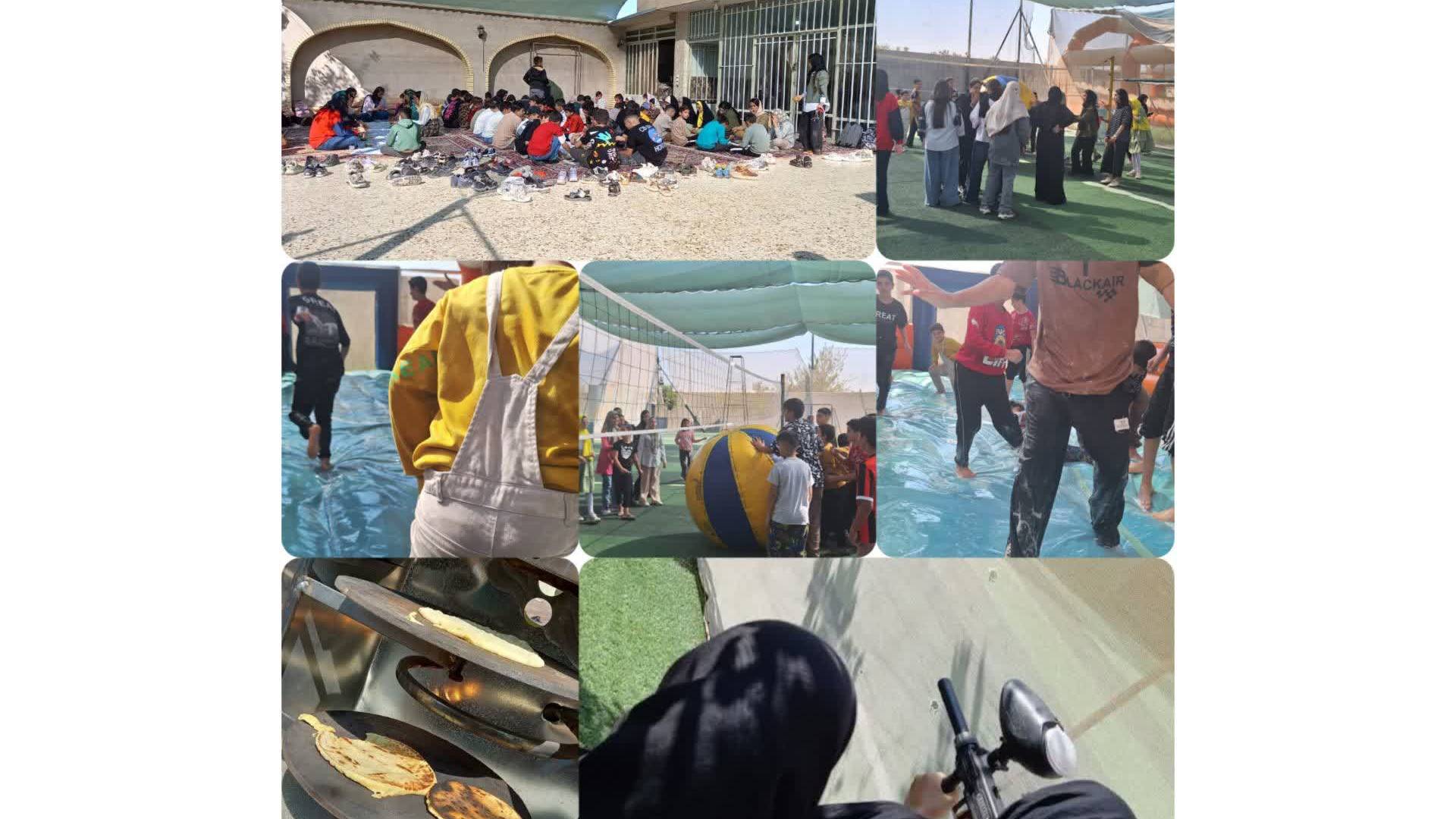 photo22058016052 1 برگزاری اردوی یکروزه دانشآموزان دارالاکرام نجفآباد در باغ الغدیر