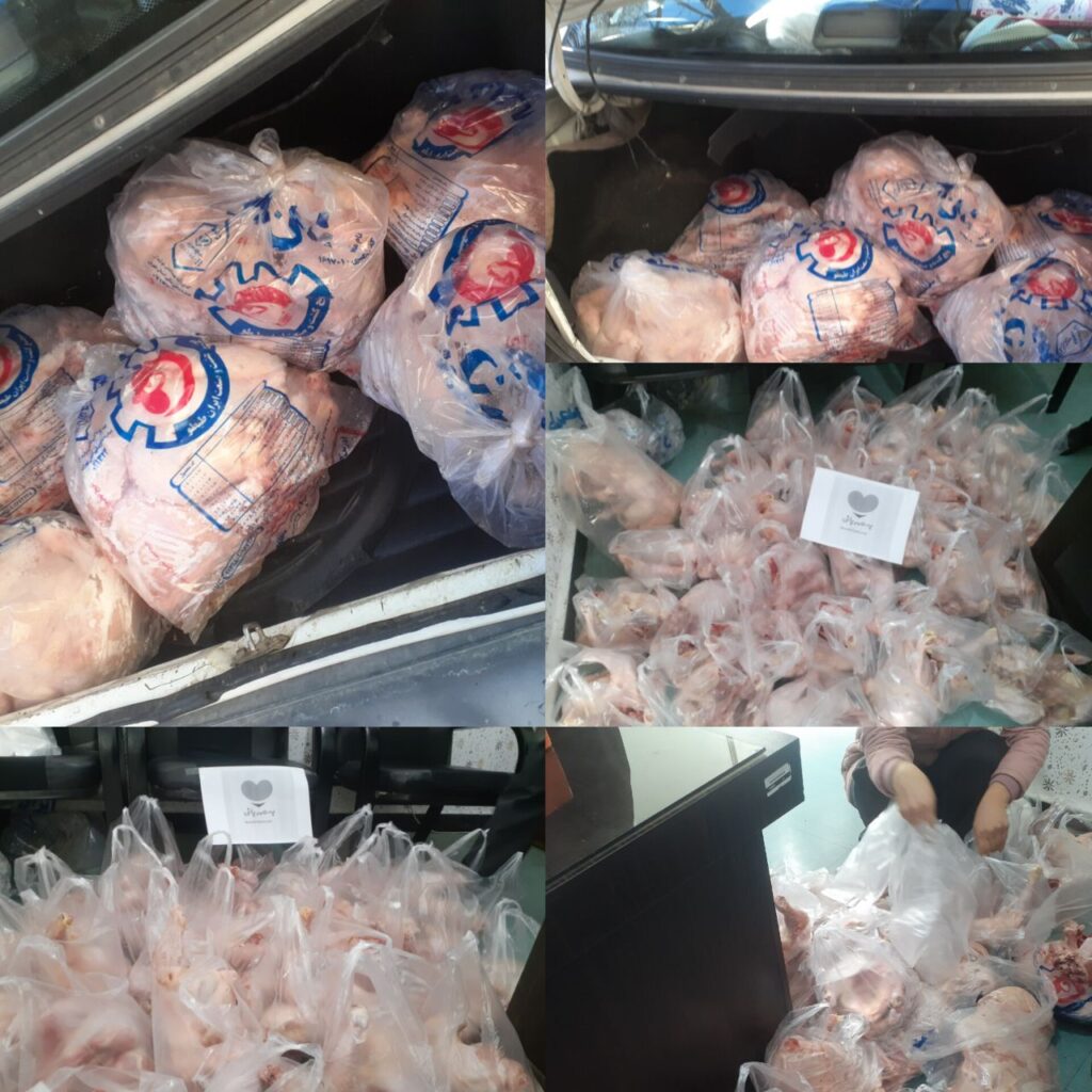 توزیع ۵۵ بسته مرغ گرم میان دانش‌آموزان دارالاکرام لرستان به مناسبت شب یلدا