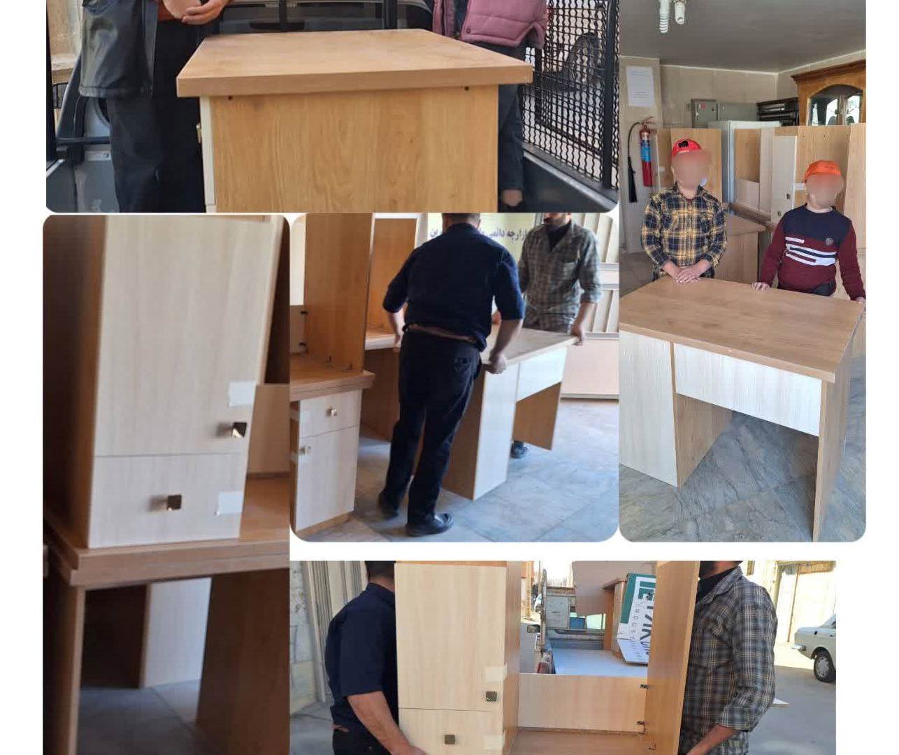 photo23086655340 1 اهدای میز تحریر به دانش‌آموزان دارالاکرام نجف‌آباد همزمان با هفته کتابخوانی